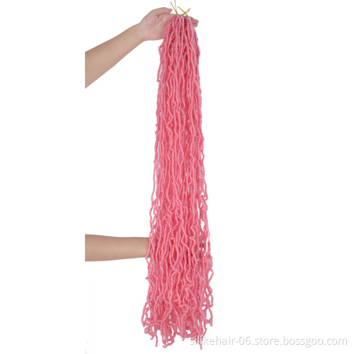 36 Inch Dreadlocs Soft New Faux Locs Crochet Hair Synthetic Hair Extensions 21 Stands/Pack  Faux Nu Locs Synthetic Crochet hair
